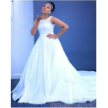 Chine Guangzhou Sexy See Through Wedding Dress Robe de bal Polyster tissu